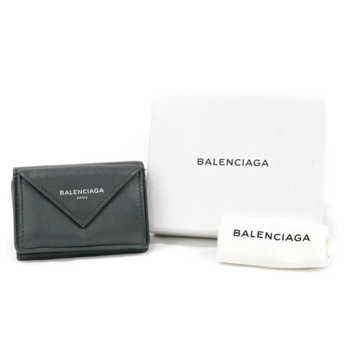 バレンシアガ BALENCIAGA ペーパーミニ コンパクトウォレット カーフ