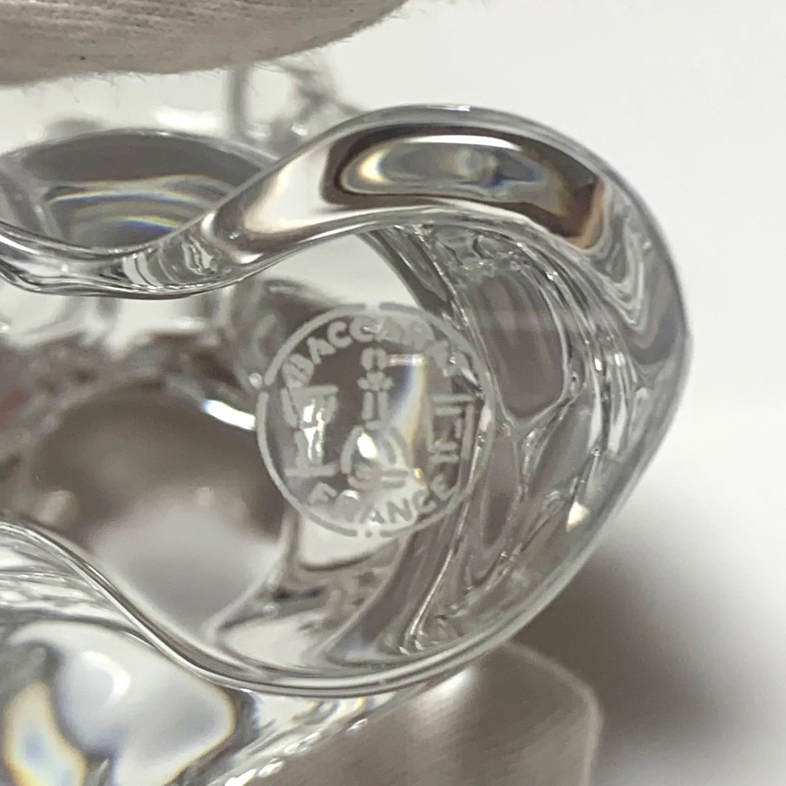 値下げ！Baccarat バカラ ノエル テディベア クリスタルガラス