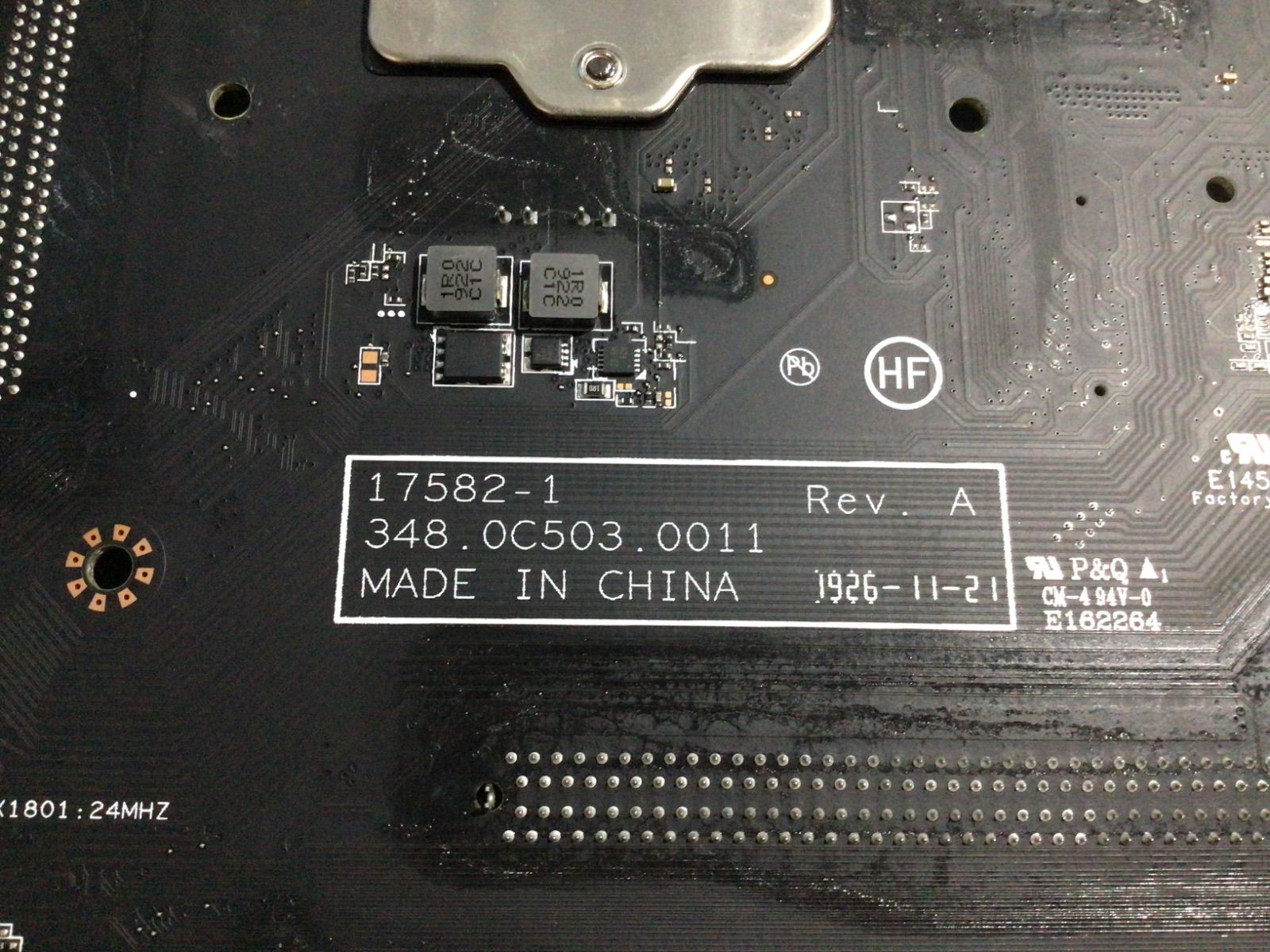 OMEN 17582-1 X1801:24MHZ マザーボード番号A130 s-l1200.jpg