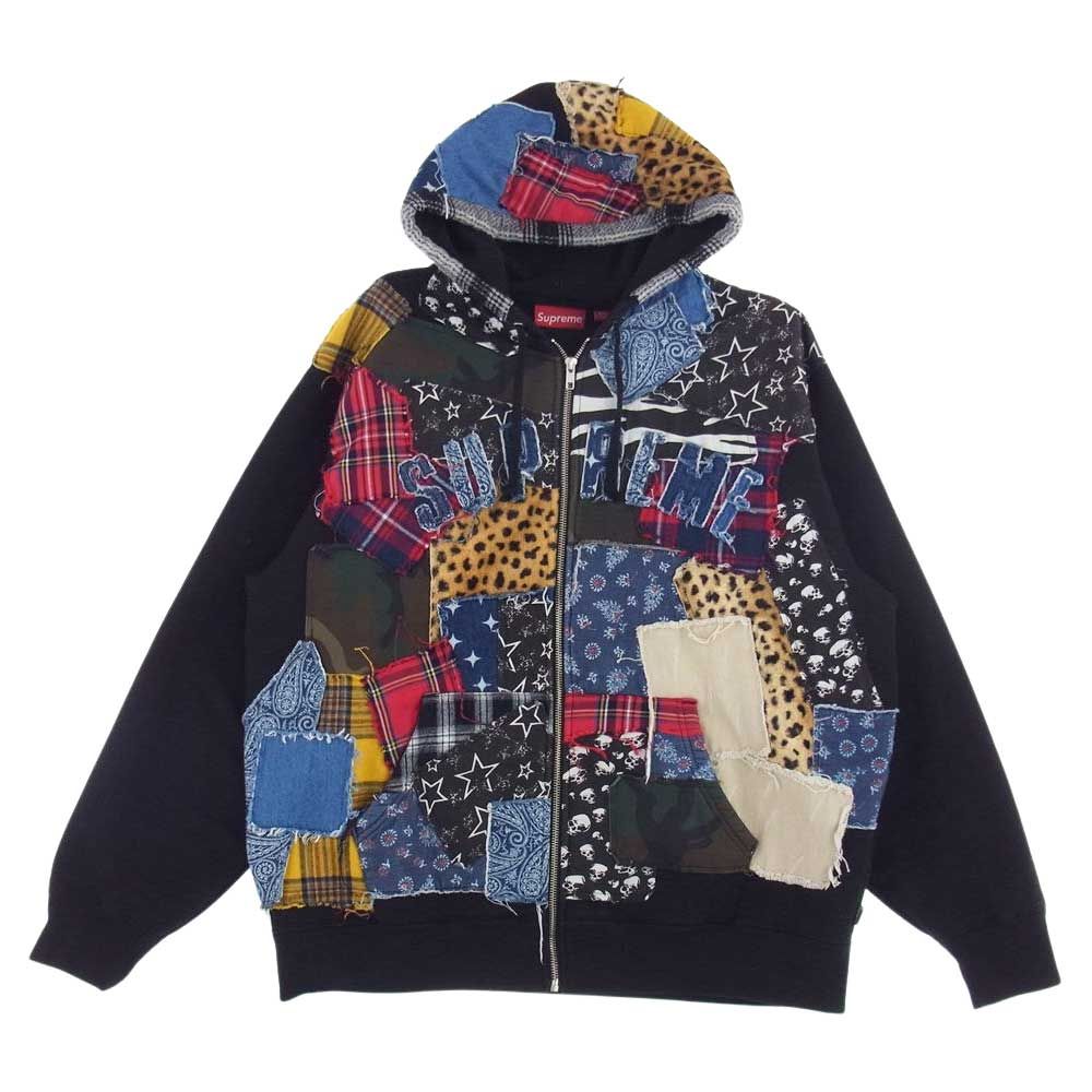 Supreme シュプリーム パーカー 22AW Patchwork Zip Up Hooded