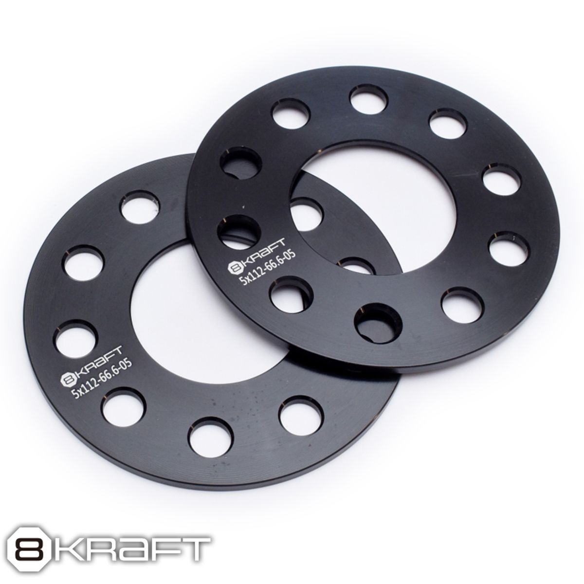8KRAFT BMW MINI ミニ スペーサー 5ｍｍ 5H-112 φ66.6 ワイトレ PCD112 5穴 5H ハブ径 φ66.6 ワイドトレッドスペーサー