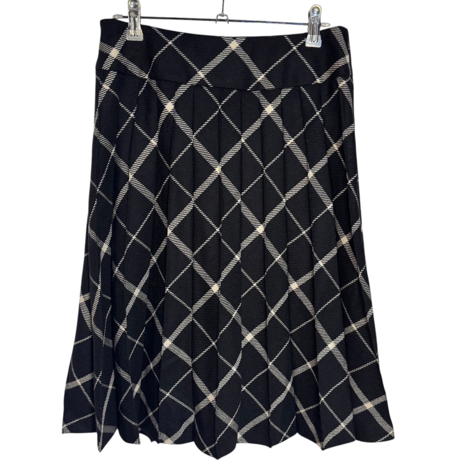JENNE ブラックウォッチ チェック フレアスカート Mサイズ JENNE ジェンヌブラックウォッチチェックフレアスカート