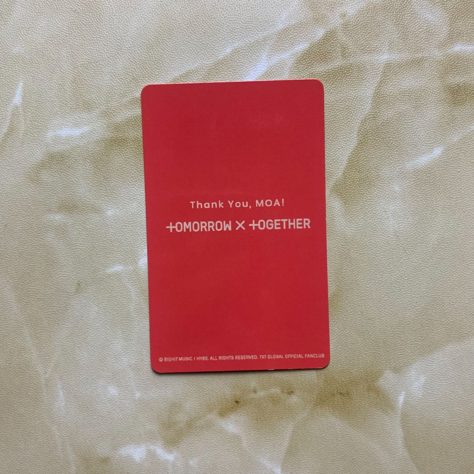 TXT ファンライブ ボムギュ MOAZONE ペンミ FC特典 トレカ TXT ボムギュ ペンミ MOAZONE FC特典 日本会場限定 トレカ TXT