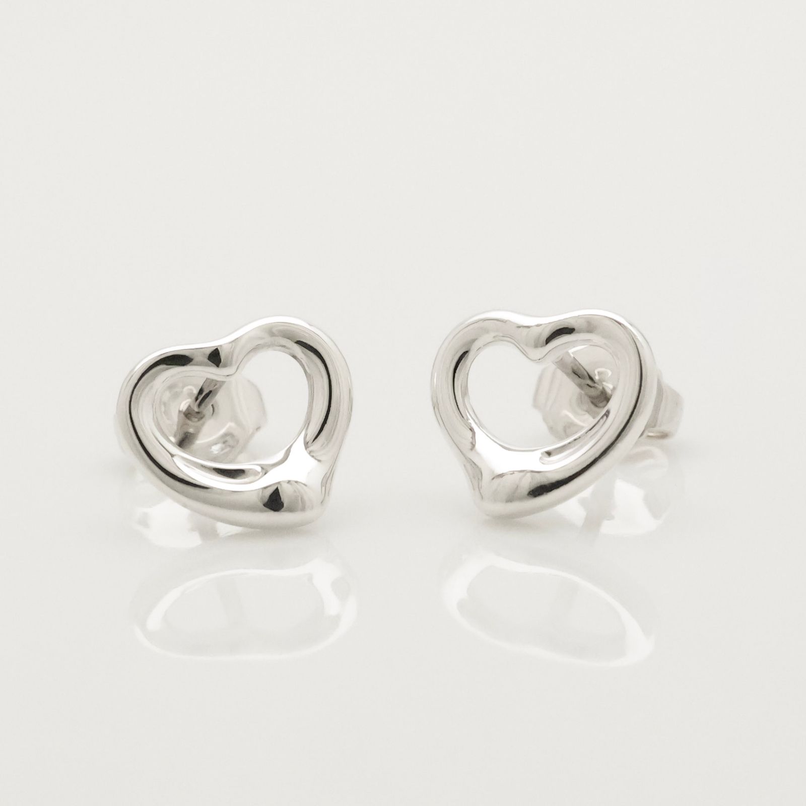 ✳︎美品✳︎ティファニー TIFFANY&Co. オープンハート ピアス AG925 極美品✨ ティファニー ピアス フープ オープンハート AG925
