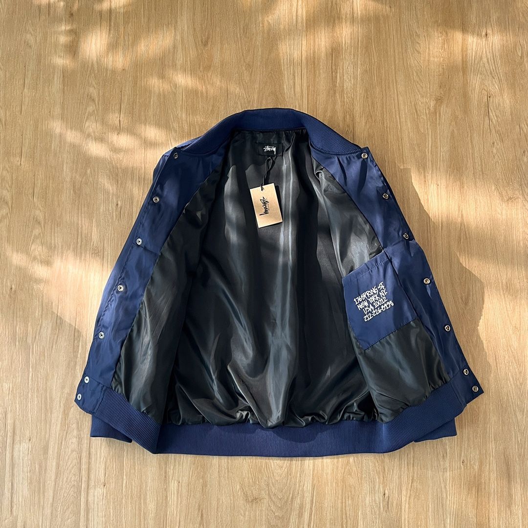 STUSSY Fragment VARSITY JACKET Lサイズ STUSSY Fragment VARSITY JACKET Lサイズ