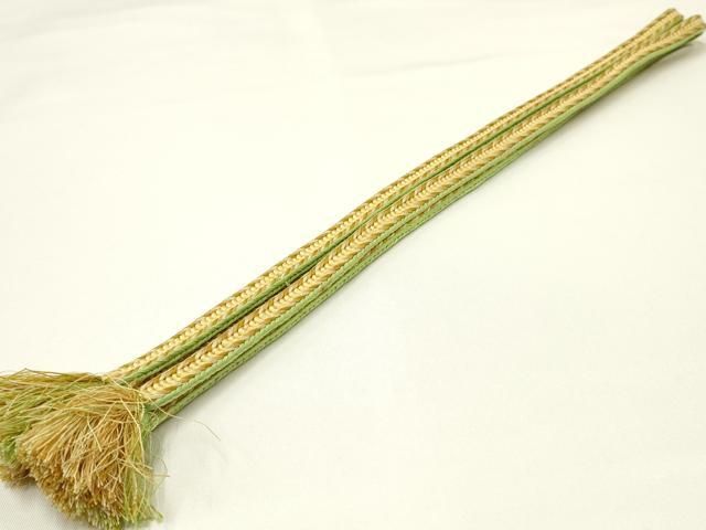 平和屋着物○極上 有職組紐道明 帯締め 新源氏組 宮内庁御用 国立