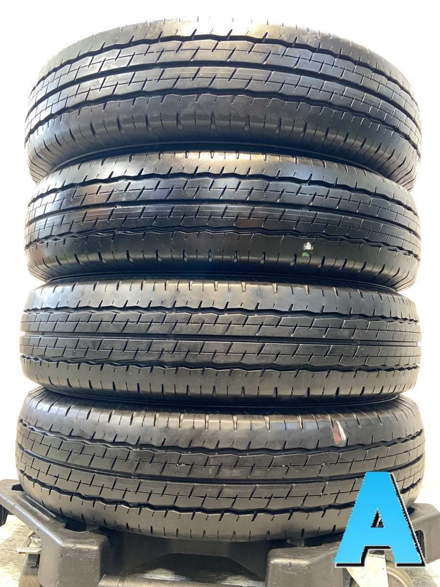 ダンロップサマータイヤ155／80R14 88／86N LT鉄ホイールセット深溝