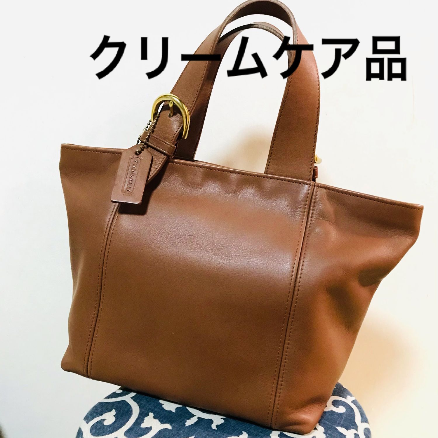 COACH】オールドコーチ4133／クラブタンレザー☆ハンドバッグ☆極美品