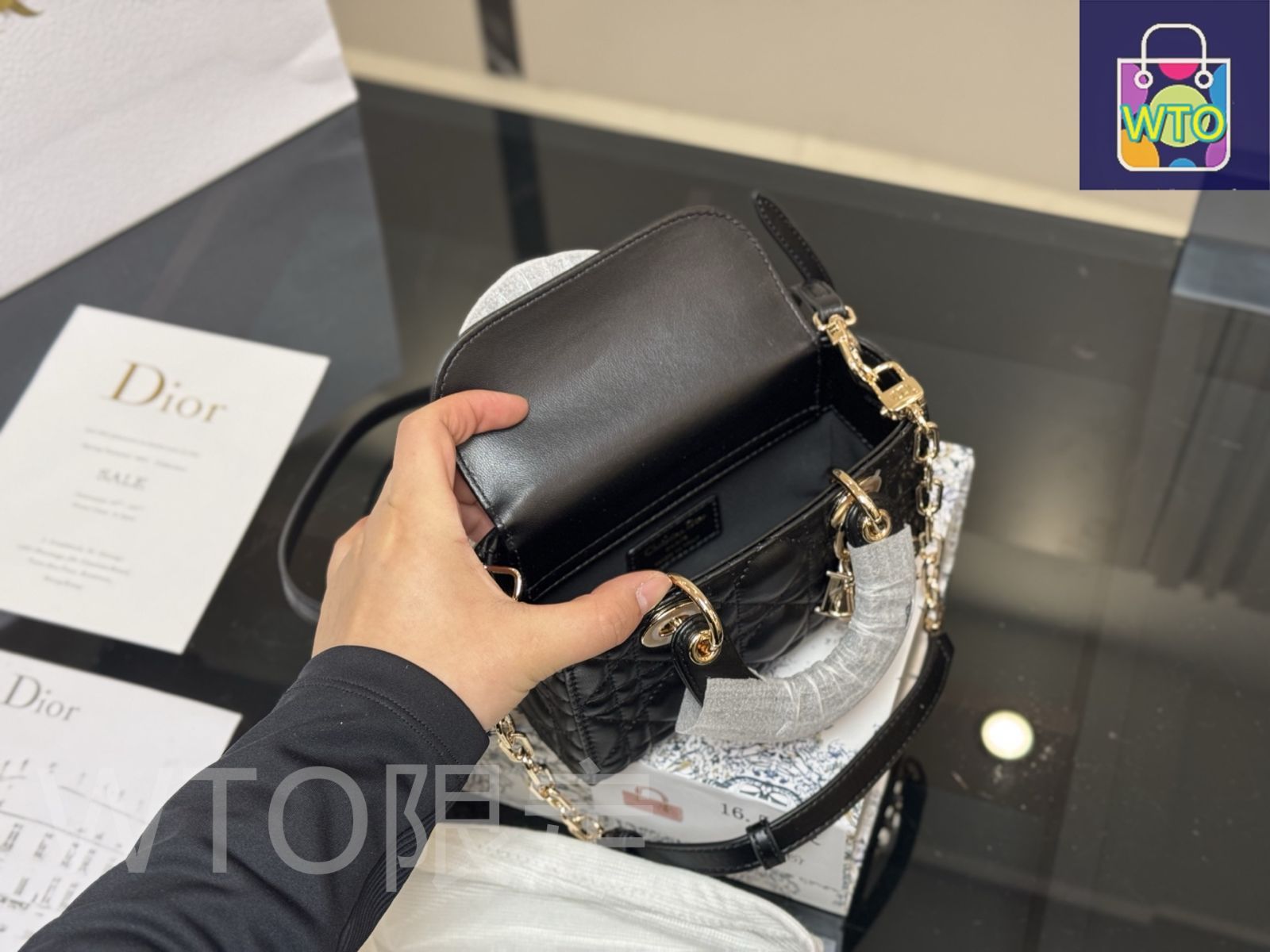 【直営店買付】Dior オブリーク リンゴット26 バッグ ルテニウム 最強に可愛い♪【Dior】《SADDLE》オブリーク チェーンポーチ