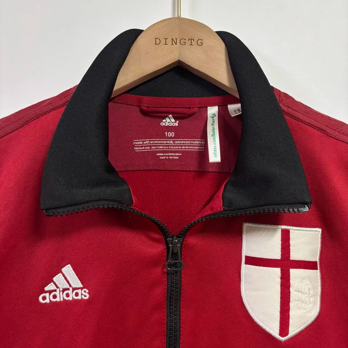 100 アディダス 14-15 ACミラン トラック ジャケット 美品☆adidas