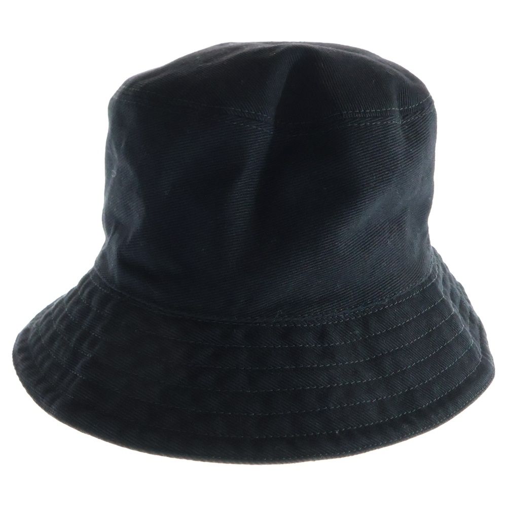 miumiu ミュウミュウ ロゴ キャンバス バケットハット ブラック 5HC196