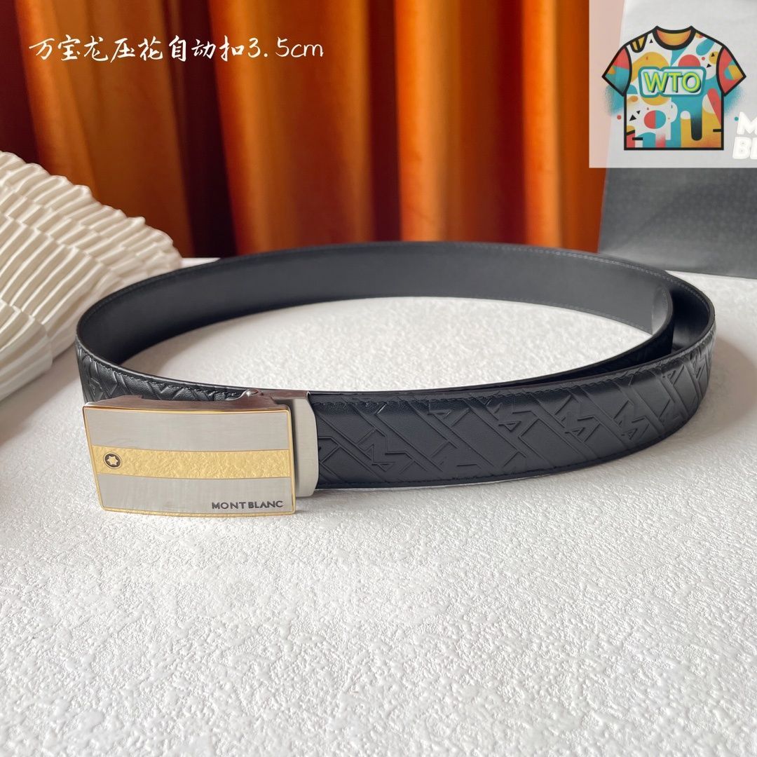 今日WTO】Montblanc モンブラン メンズベルト-ZM95 - メルカリ