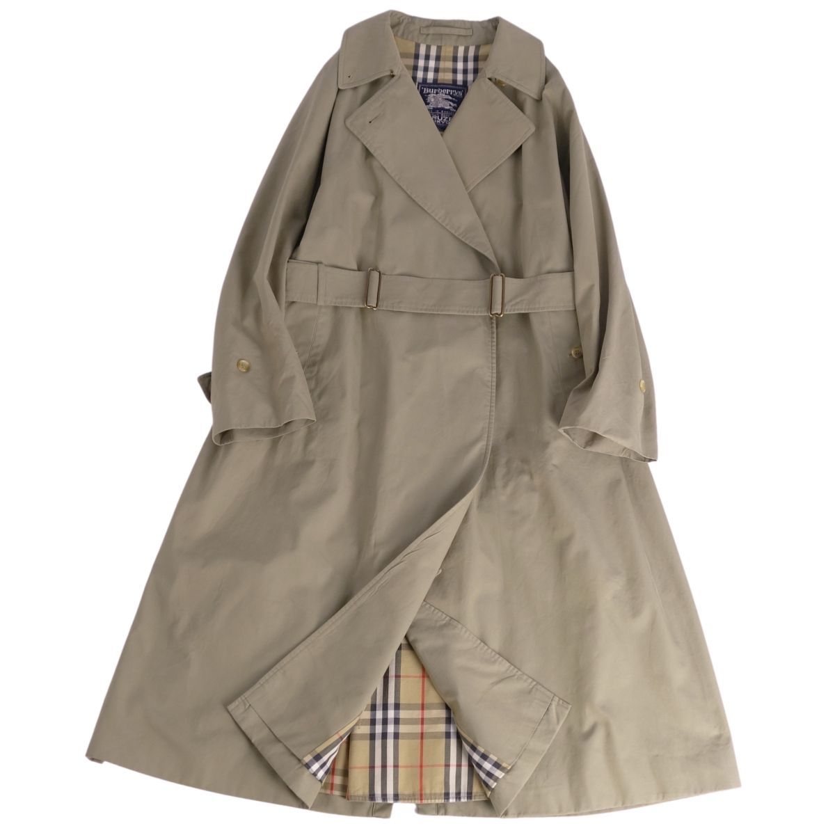 バーバリーロンドン メンズコート ライナー脱着 ノバチェック 25万極美