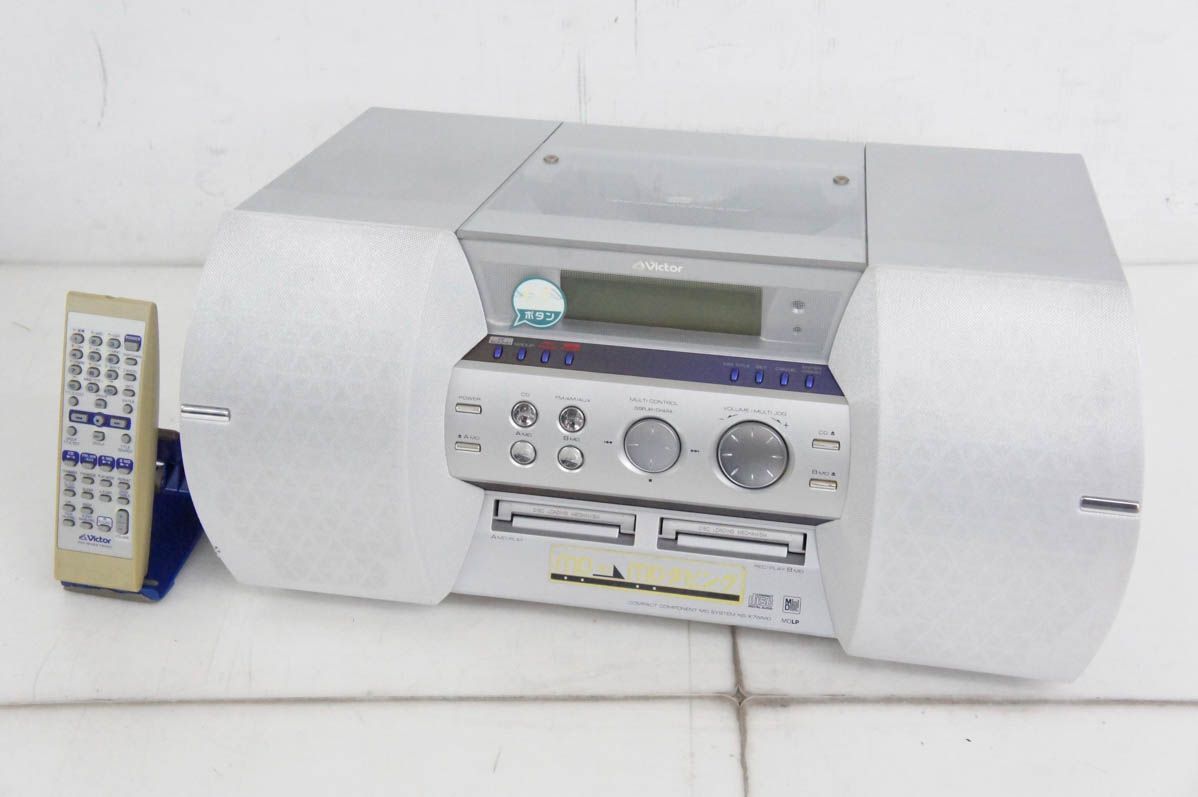 非常に良い」JVC NS-X77WMD コンパクトコンポーネントMDシステム