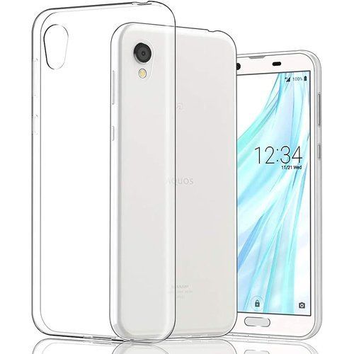 UNEED AQUOS Sense2/Android One S5 用の スマホケース SH-01L/SHV43/SH-M08 用の カバー TPU 超薄型 全面保護 ケース ソフト ケース クリア シリコン 透明 クリア ケース 耐衝撃 らかい手触り 360