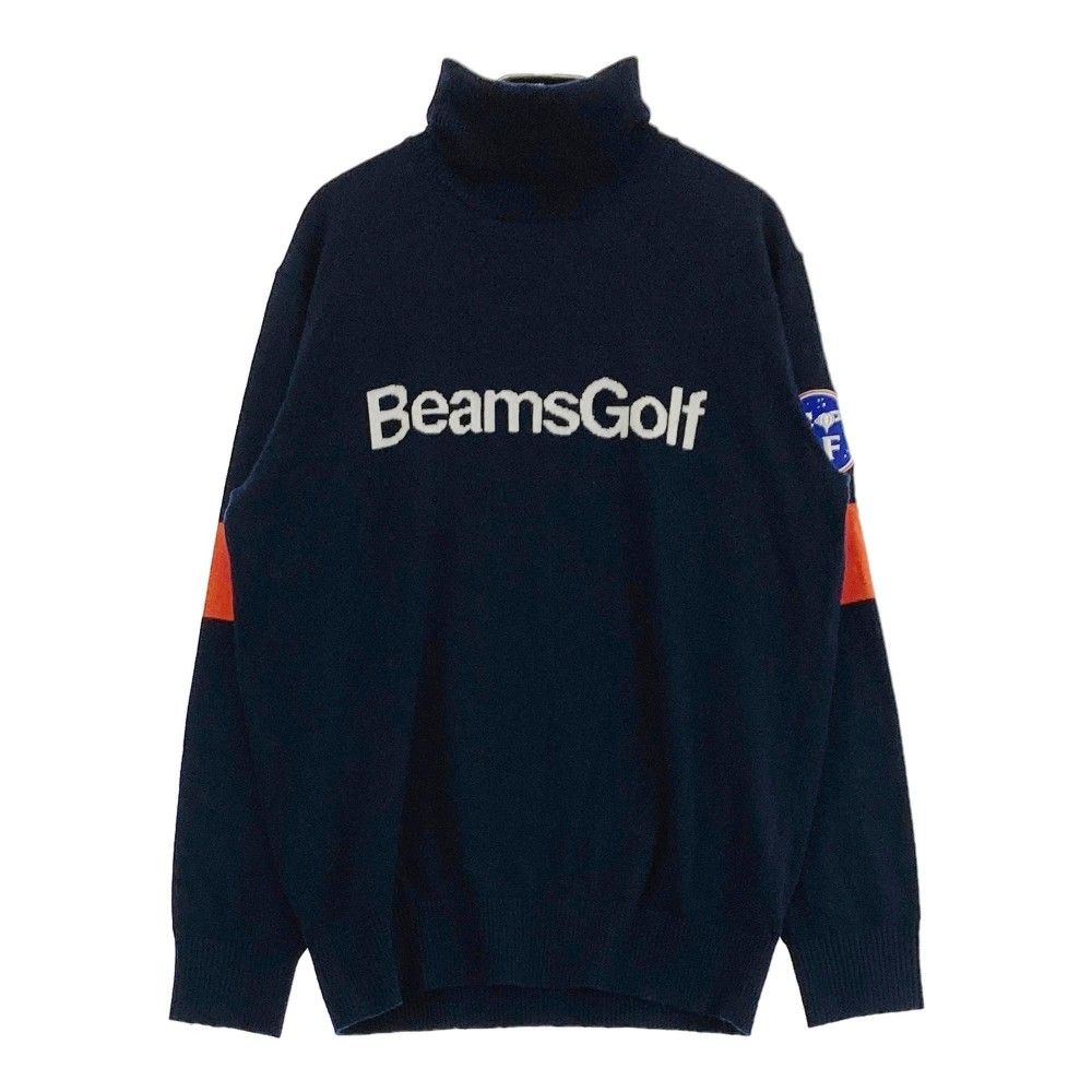 サイズ：M BEAMS GOLF ビームスゴルフ タートルネック ニットセーター
