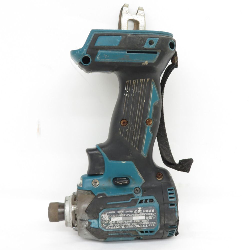 makita マキタ 18V対応 充電式インパクトドライバ 青 本体のみ バンパ欠品 TD170D 中古 - メルカリ