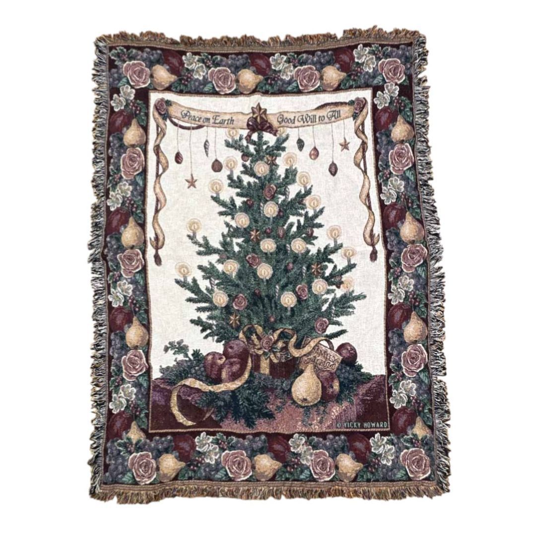 vintageラグ カーペット クリスマスツリー キャンドル 2012 - メルカリ