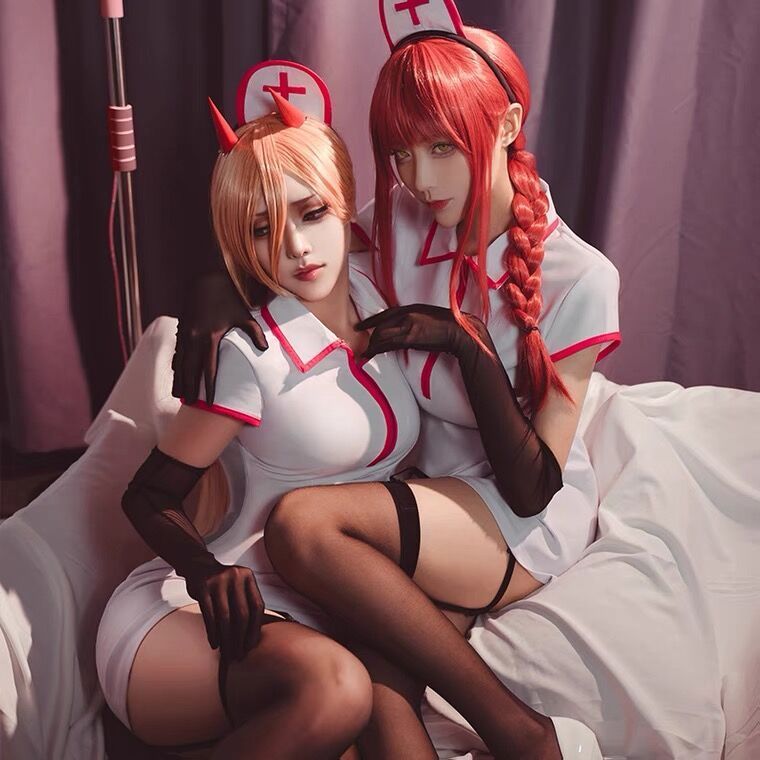 チェンソーマン パワー マキマ ナース セクシー コスプレ 衣装セット