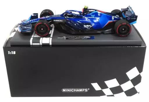 ミニカー　1/18 ウィリアムズ レーシング FW44 ニコラス・ラティフィ バーレーンGP 2022 [117220106] 中古】ミニカー 1/18 ウィリアムズ レーシング FW44 ニコラス