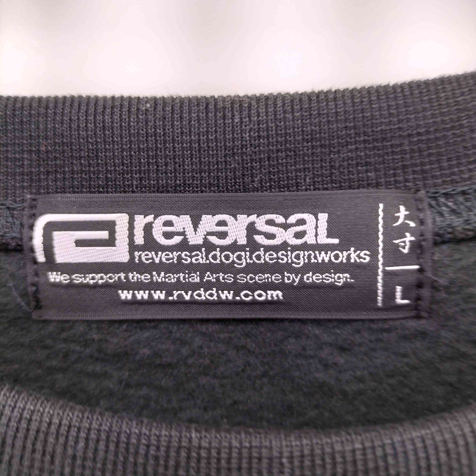 リバーサル REVERSAL MULTI LOGO BACK FLEECE CREW NECK メンズ JPN：L 