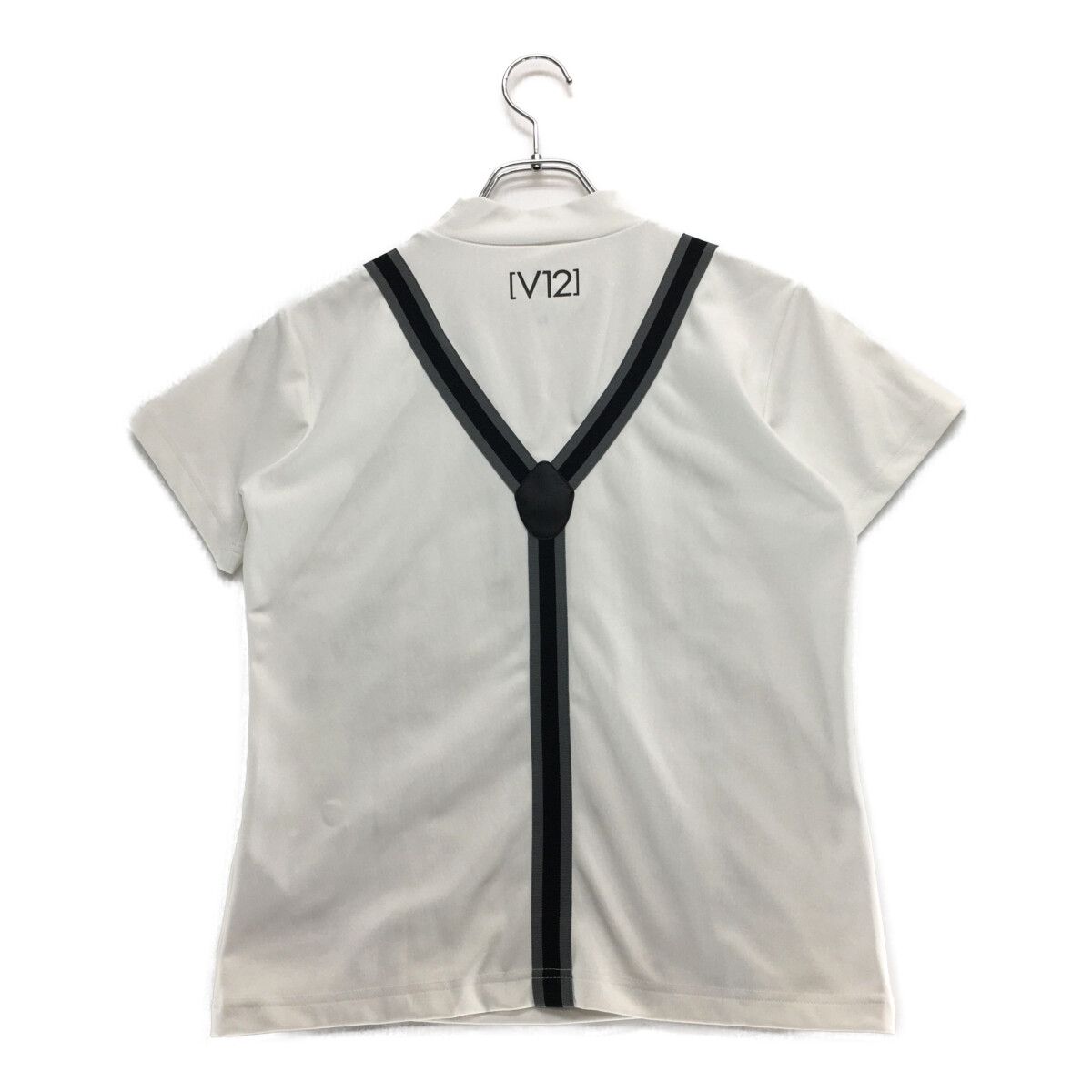 V12 モックネック 半袖シャツ サイズ2 V12 半袖 モックネック シャツ サイズ2 V12 モックネック 半袖シャツ