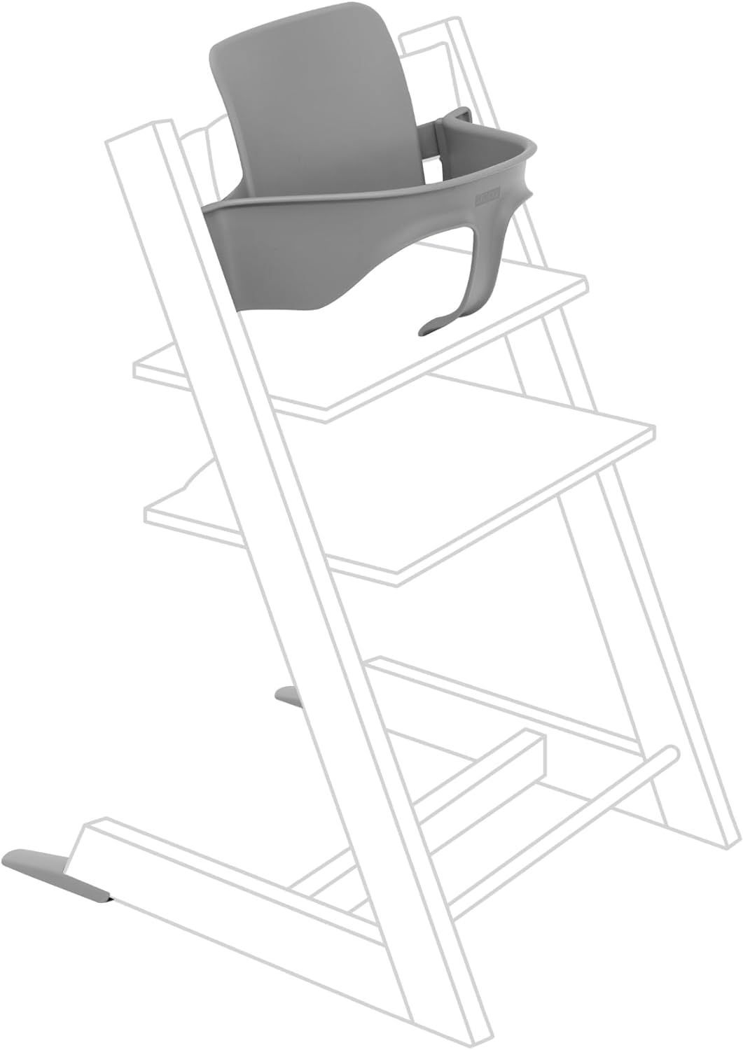 Stokke ストッケ ベビーチェア ハイチェア 付属品 トリップトラップ 食卓 赤ちゃん 椅子 ベビーセット ストームグレー 本体別売り
