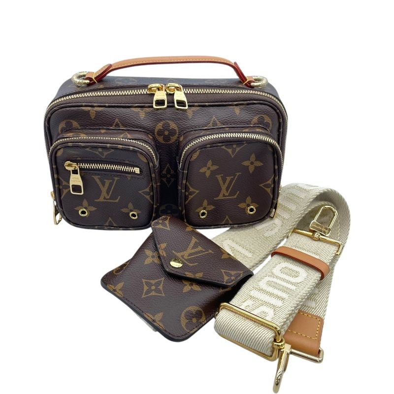 ルイ ヴィトン LOUIS VUITTON ユーティリティ クロスボディ M80446 ブラウン モノグラムキャンバス レディース ボディバッグ