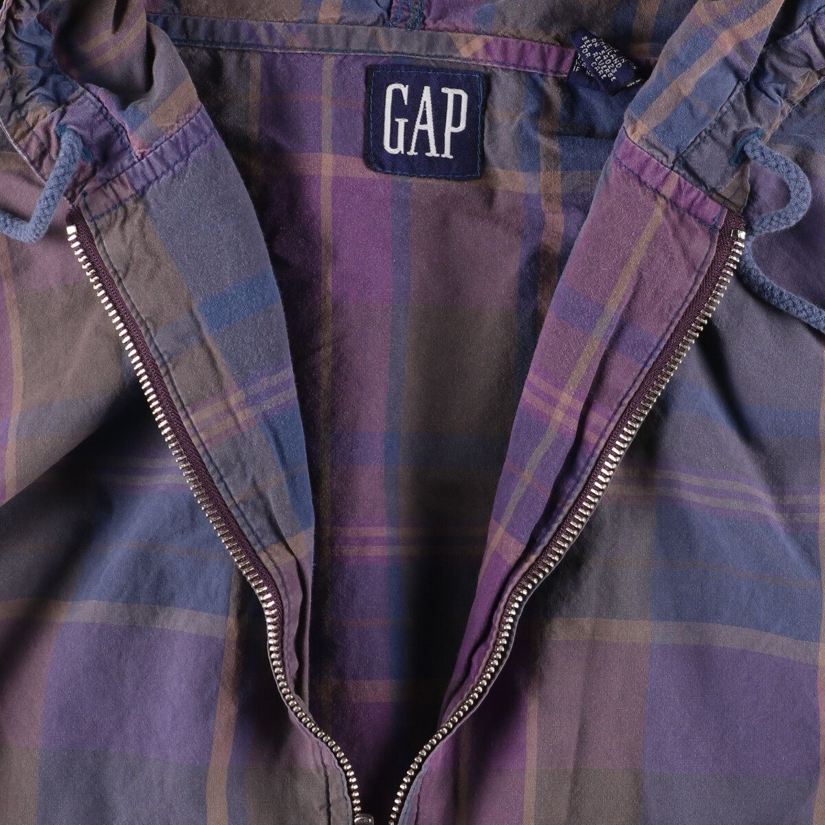 古着 90年代 ギャップ GAP オールドギャップ チェック柄 アノラック