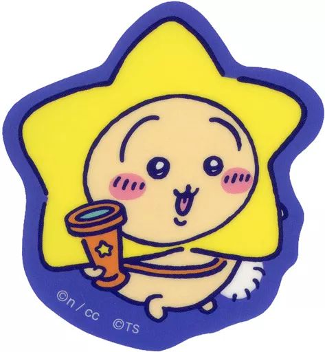 中古】シール・ステッカー うさぎ(背景/星) 「ちいかわ なんか小さくて