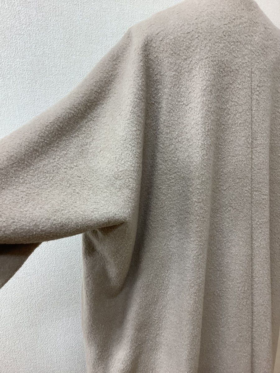 パイル調の生地 ウールコート