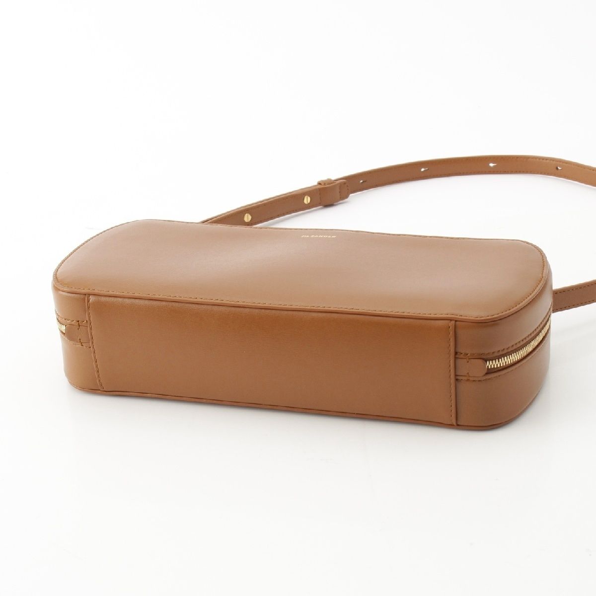 Jil Sander ロゴ レザー ショルダーバッグ ブラウン ジルサンダー Tradition トラディション レザー ショルダー