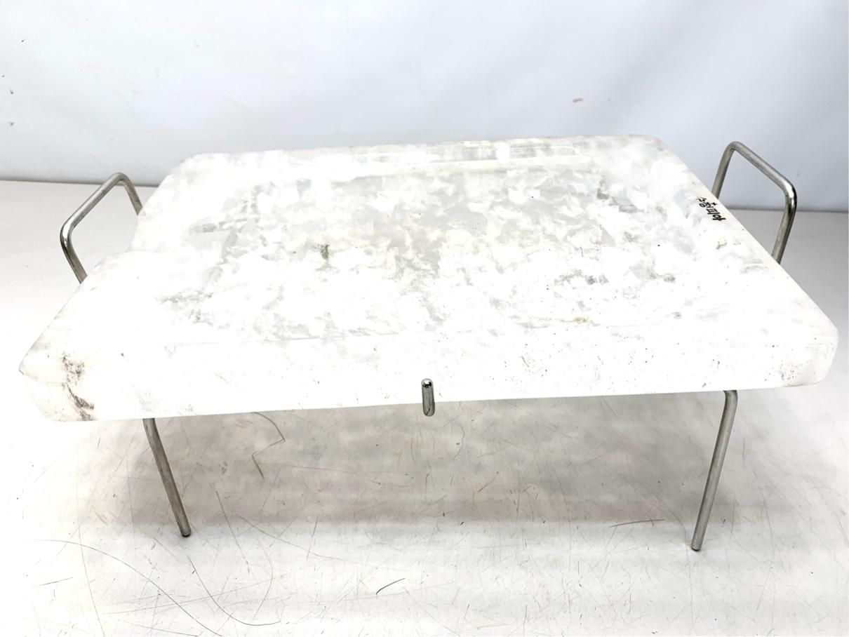 水晶プレート セット台付 焼肉 韓国食器 サムギョプサル 調理器具 業務用 A9755A12