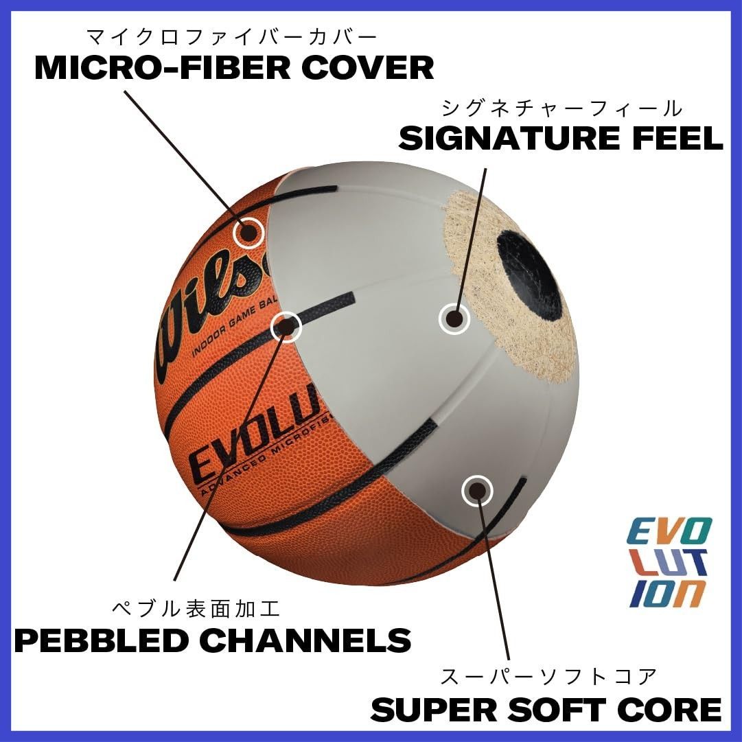 Wilson(ウイルソン) 【日本正規品】バスケットボール EVOLUTION