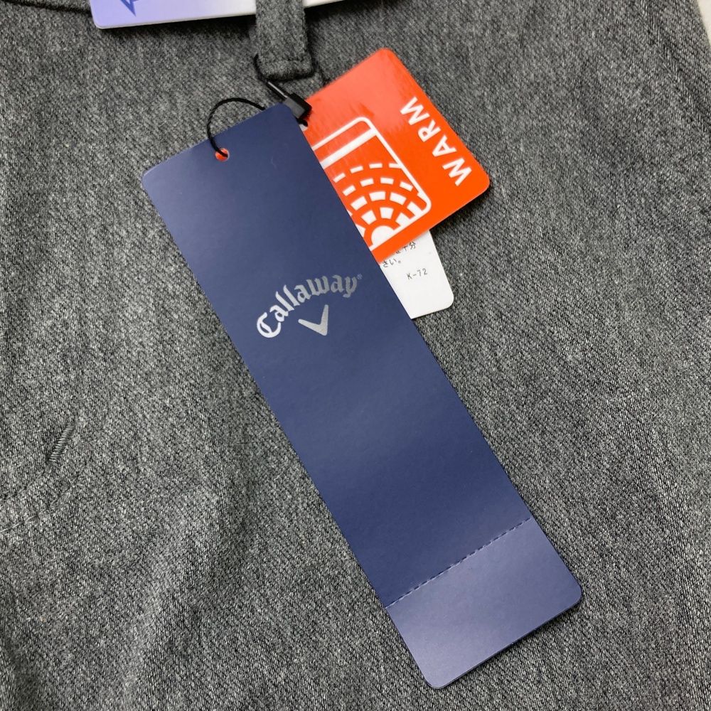 サイズ：S CALLAWAY キャロウェイ 2023年モデル ストレッチパンツ  グレー系 [240101480265] ゴルフウェア メンズ ストスト CALLAWAY キャロウェイ 2023年モデル ストレッチパンツ グレー系