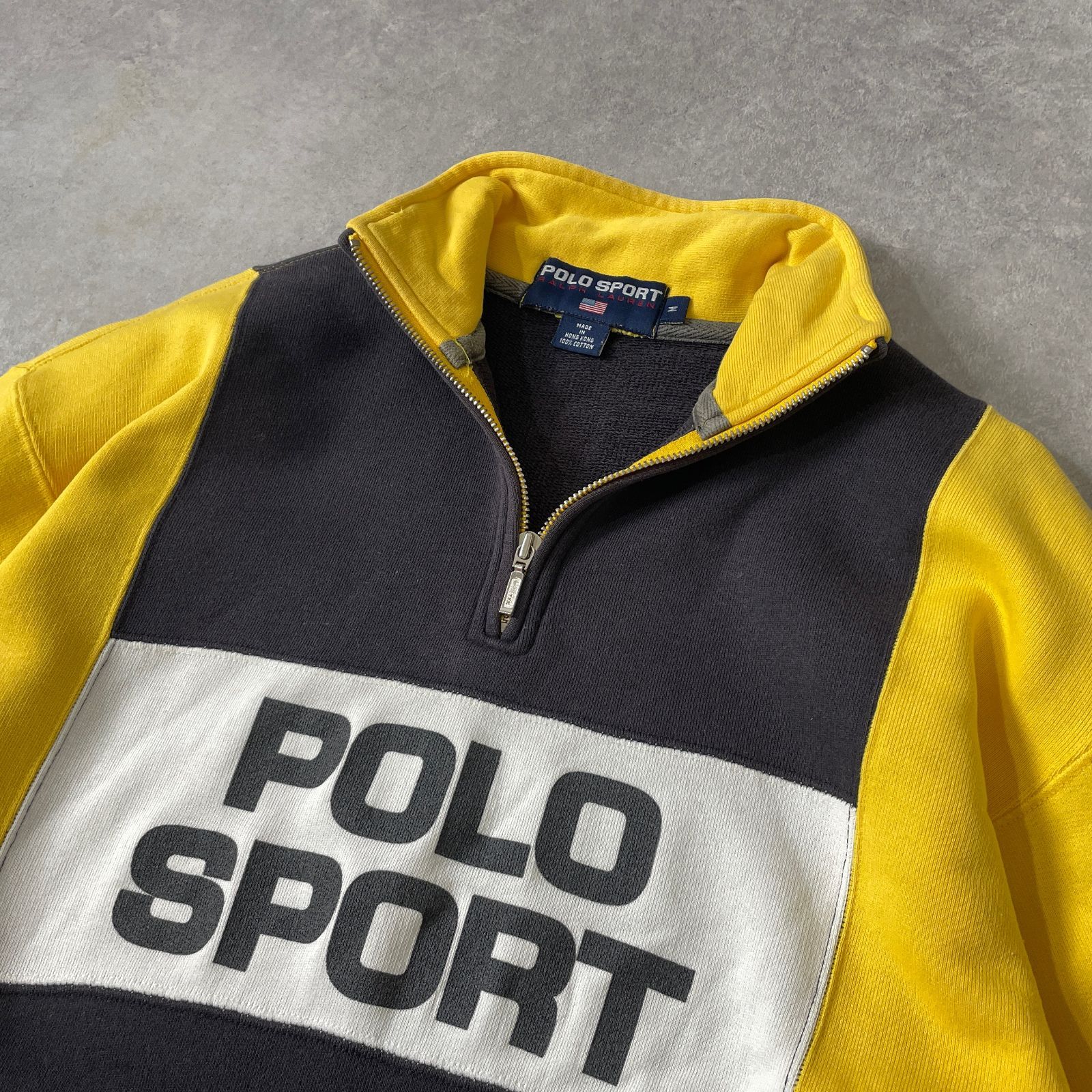90's vintage POLO SPORT RALPH LAUREN ロゴプリント 袖