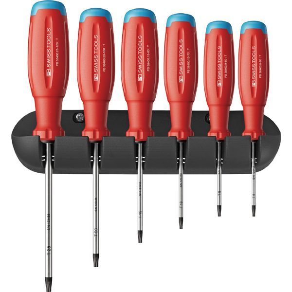 PB SWISS TOOLS ピービースイスツールズ 6本組スイスグリップEVO TXドライバーセット ホルダー付 38440.H