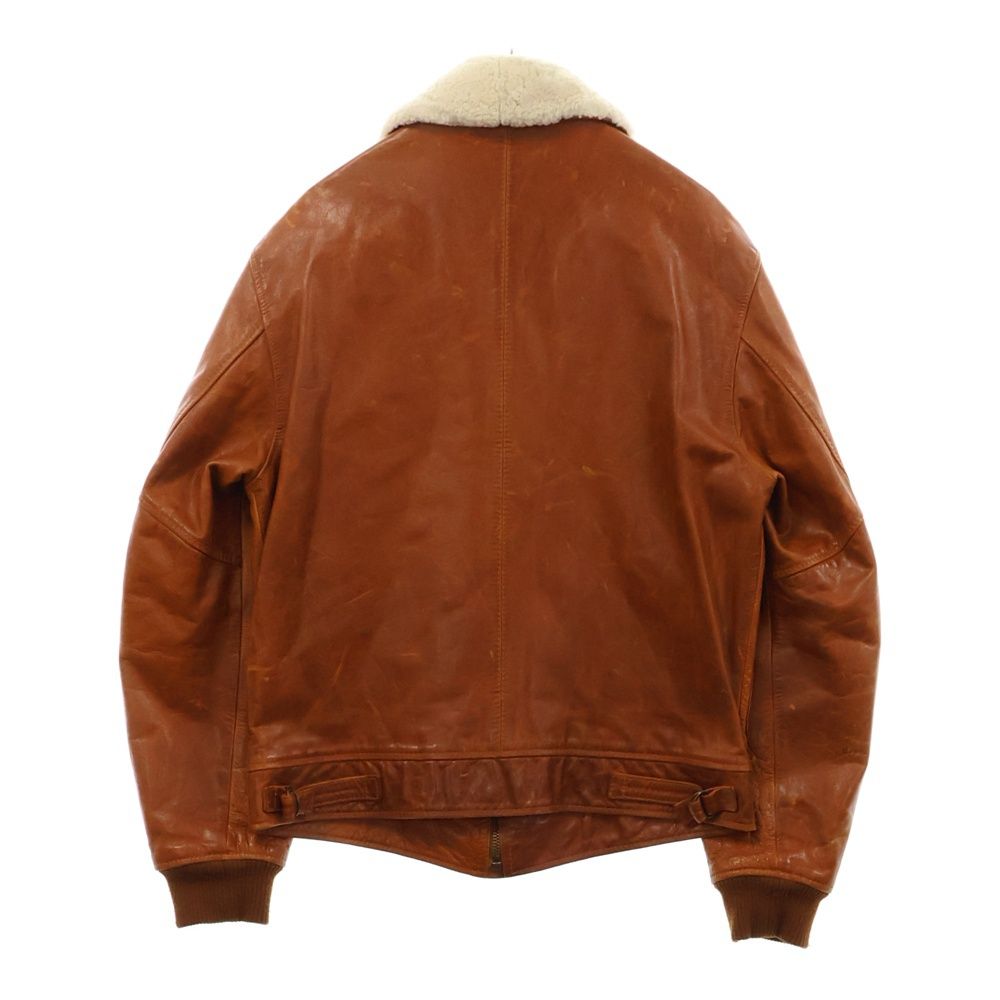 Timberland (ティンバーランド) 襟ボア A-2TYPE ジップアップレザー  