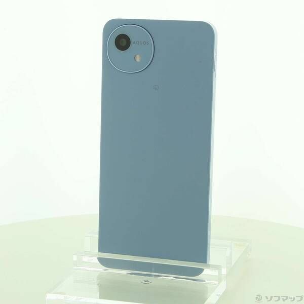 中古品〕 AQUOS wish4 64GB ブルー SH-52E docomo SIMフリー