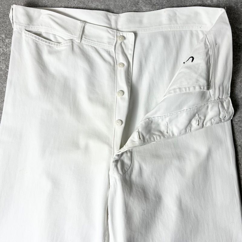 50s US NAVY 米軍実物 コットン セーラー パンツ / 50年代 USN
