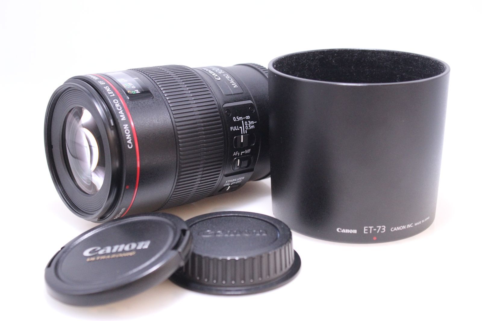 極美品】Canon EF100mm F2.8L マクロ IS USM マクロレンズ EF