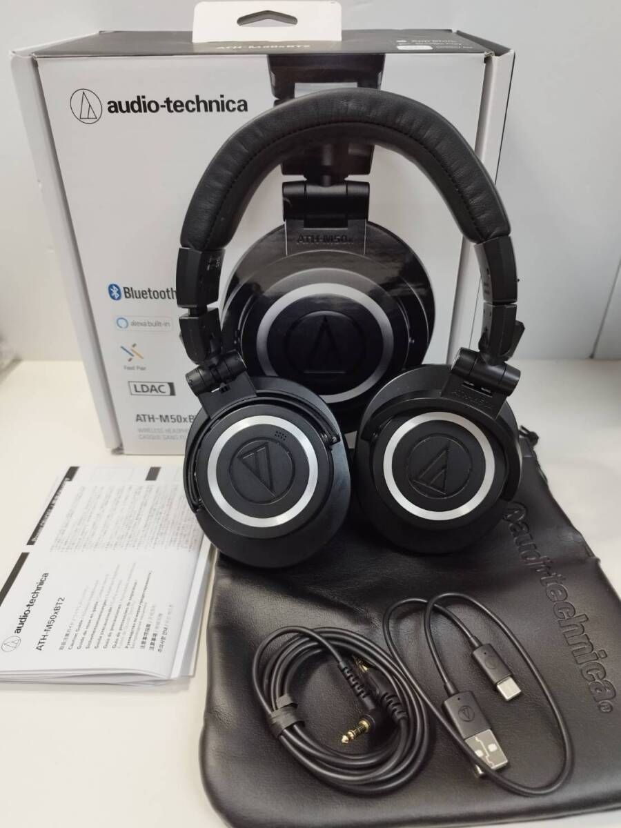 ファッション audio-technica ワイヤレスヘッドホン ATH-M50xBT2