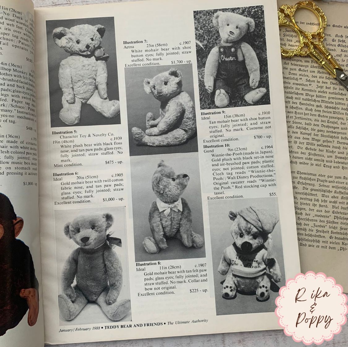 ヴィンテージ 雑誌 TEDDY BEAR and friends くま 広告 イラスト