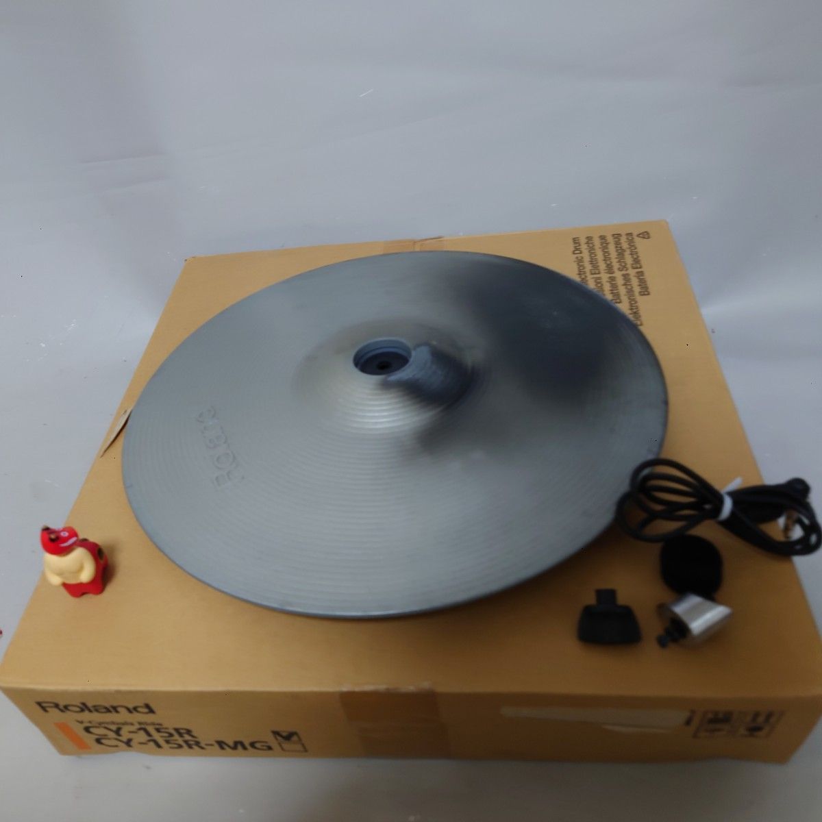 動作品 Roland CY-15R ライドシンバル トリガー 本体 ケーブル他 ｜V-Drums用 ローランド z-1974