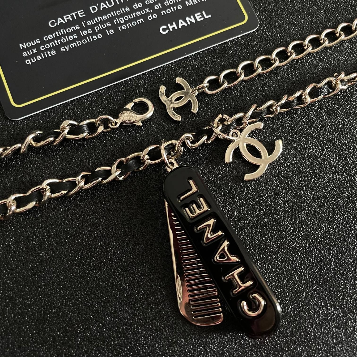 今日特価】CHANEL シャネル 中古 アルファベットネックレス 送料