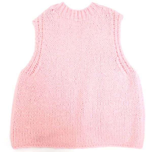 BLAMINKブラミンク ニット ピンク カシミヤ ベスト BLAMINKブラミンク ニット ピンク カシミヤ ベスト