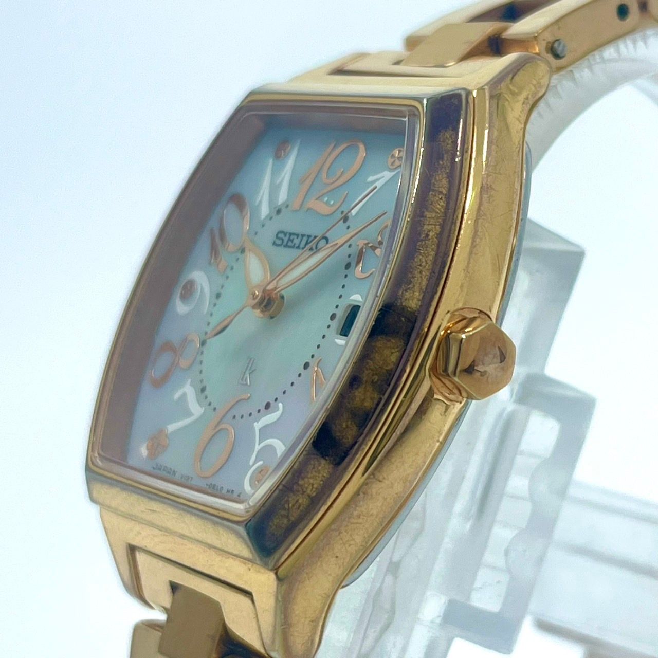 稼働/美品】セイコー ルキア 腕時計 V137-0CE0 レディース ソーラー  