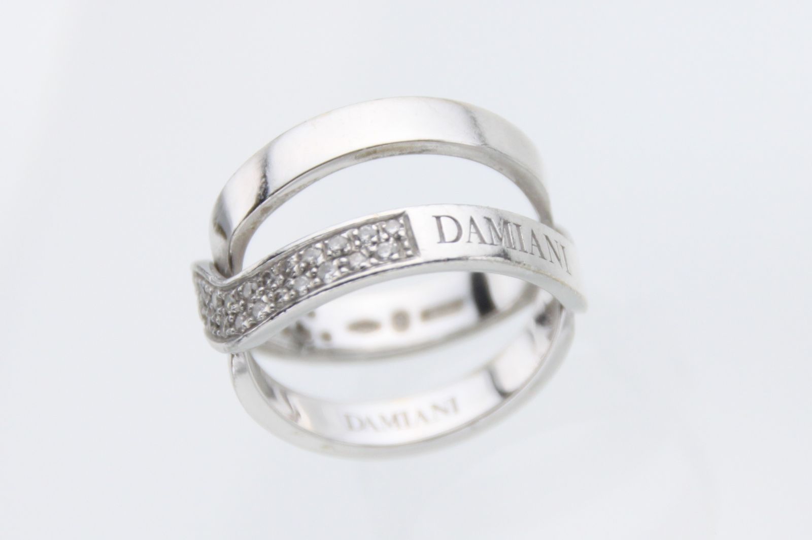 DAMIANI】ダミアーニ BACI / バーチ リング K18 18K 750 ホワイト