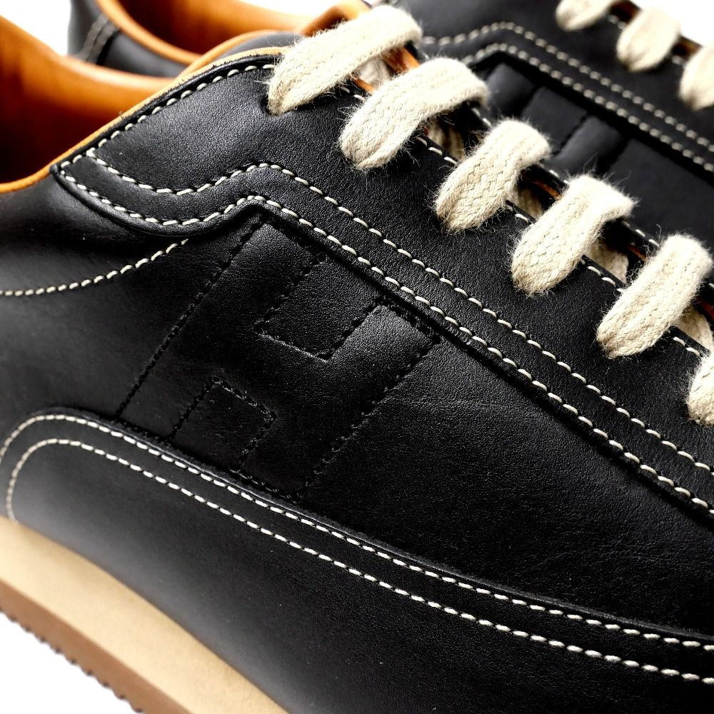 HERMES Quick レザースニーカー エルメス クイック 27.5cm革靴 HERMES Quick クイック / エルメス Hロゴ 牛革 カーフ 定番