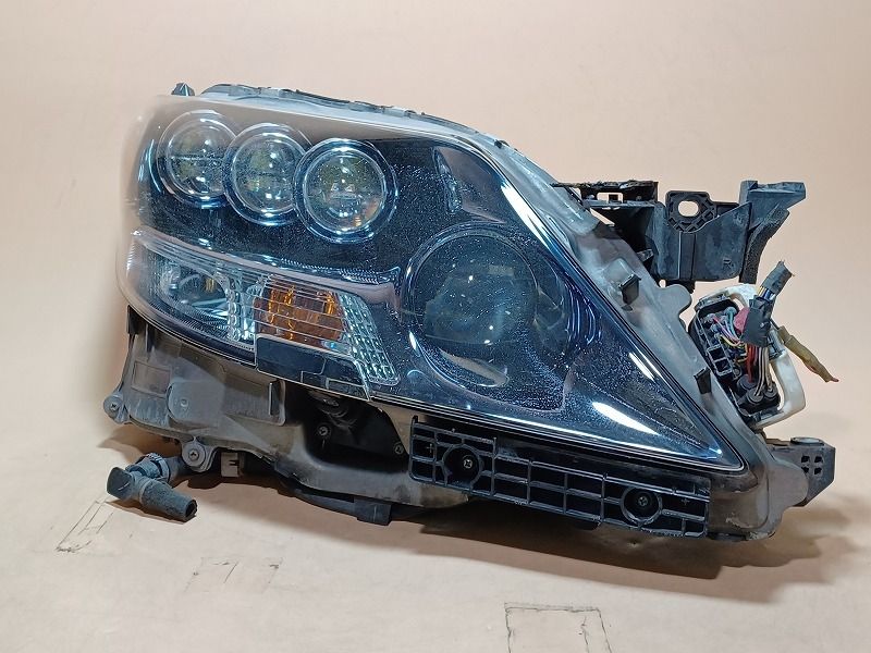 レクサス LS UVF46 右ヘッドランプ・ヘッドライト LS600HL 後席 